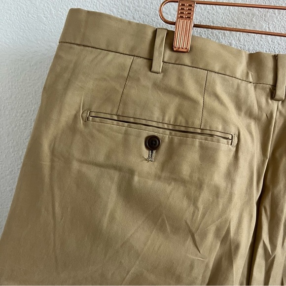 Lands' End Men's Tailored Fit Classic Clothing Khaki Pants Uniform Office Casual - Picture 8 of 11